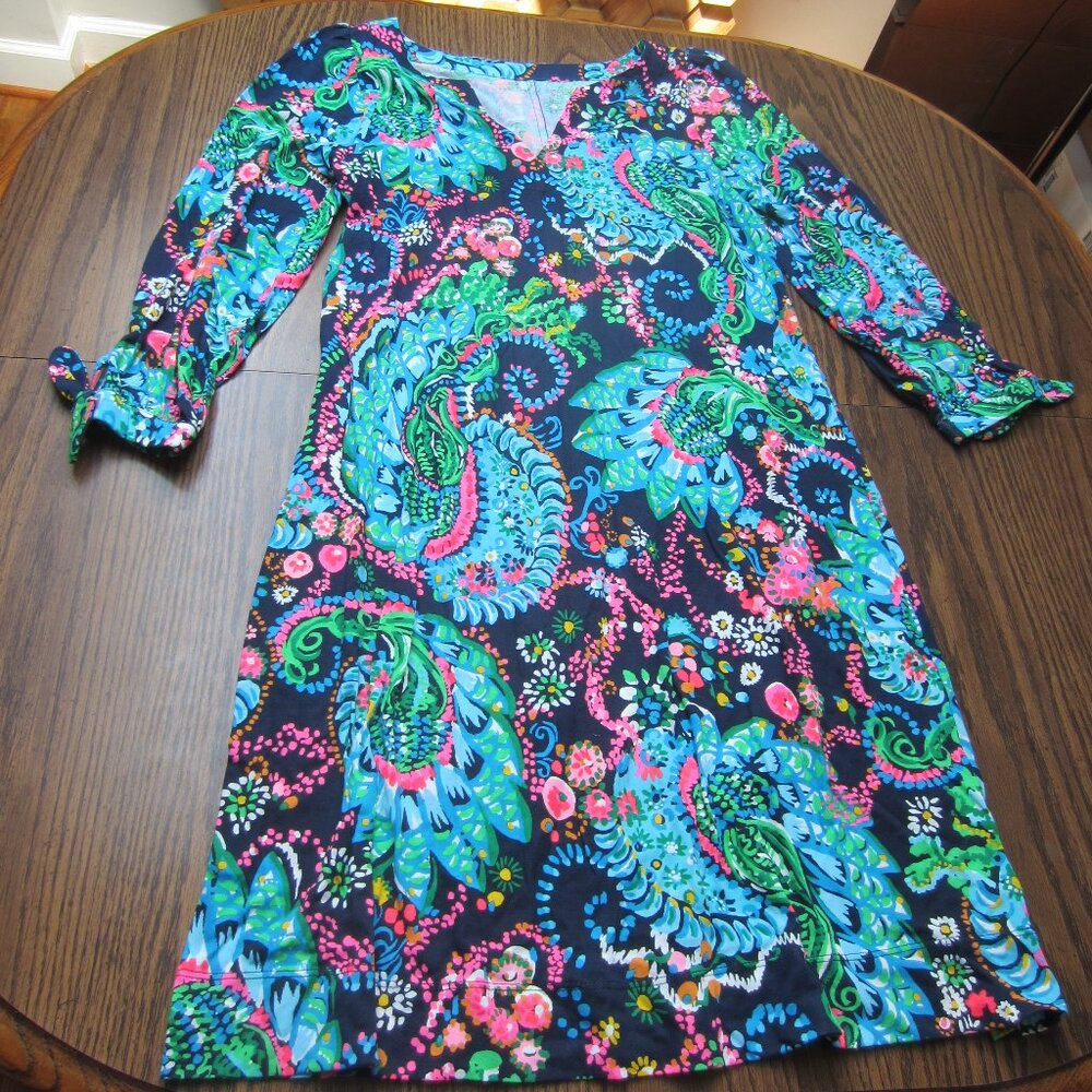 Lilly Pulitzer Cath Dress in Multi Take Me To The Sea S